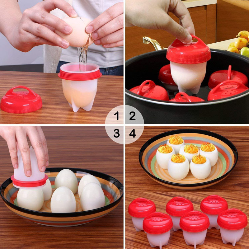 Kit Formas de Silicone para Cozinhar Ovos | EggMaster